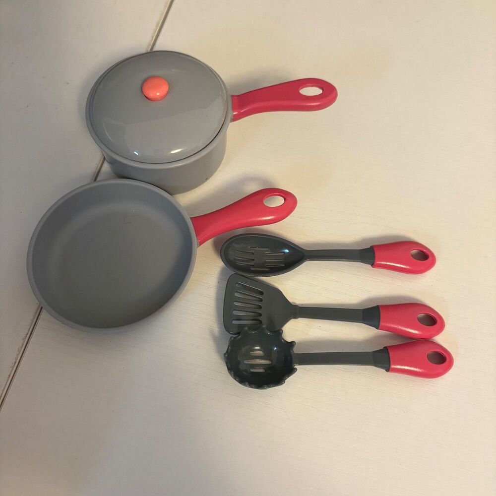 My Life As Frying Pan Sauce Pot Cooking Utensils Baby Doll Play Set